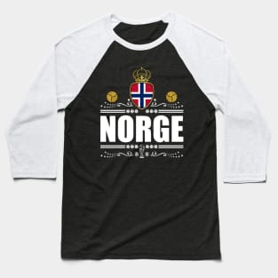 NORGE VIGNETTE | NORWAY FOOTBALL GIFTS Baseball T-Shirt